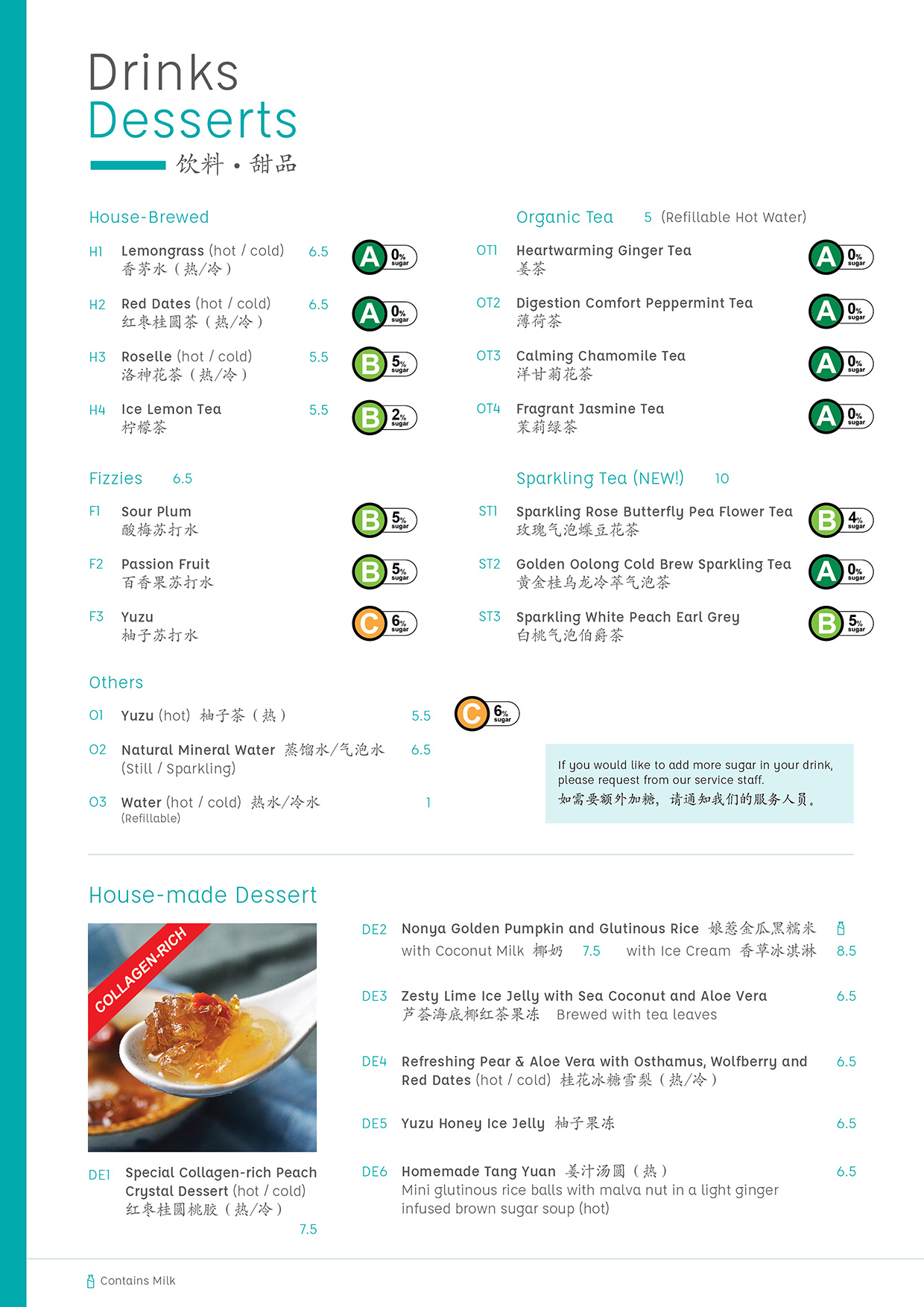 Whole Earth Food Menu