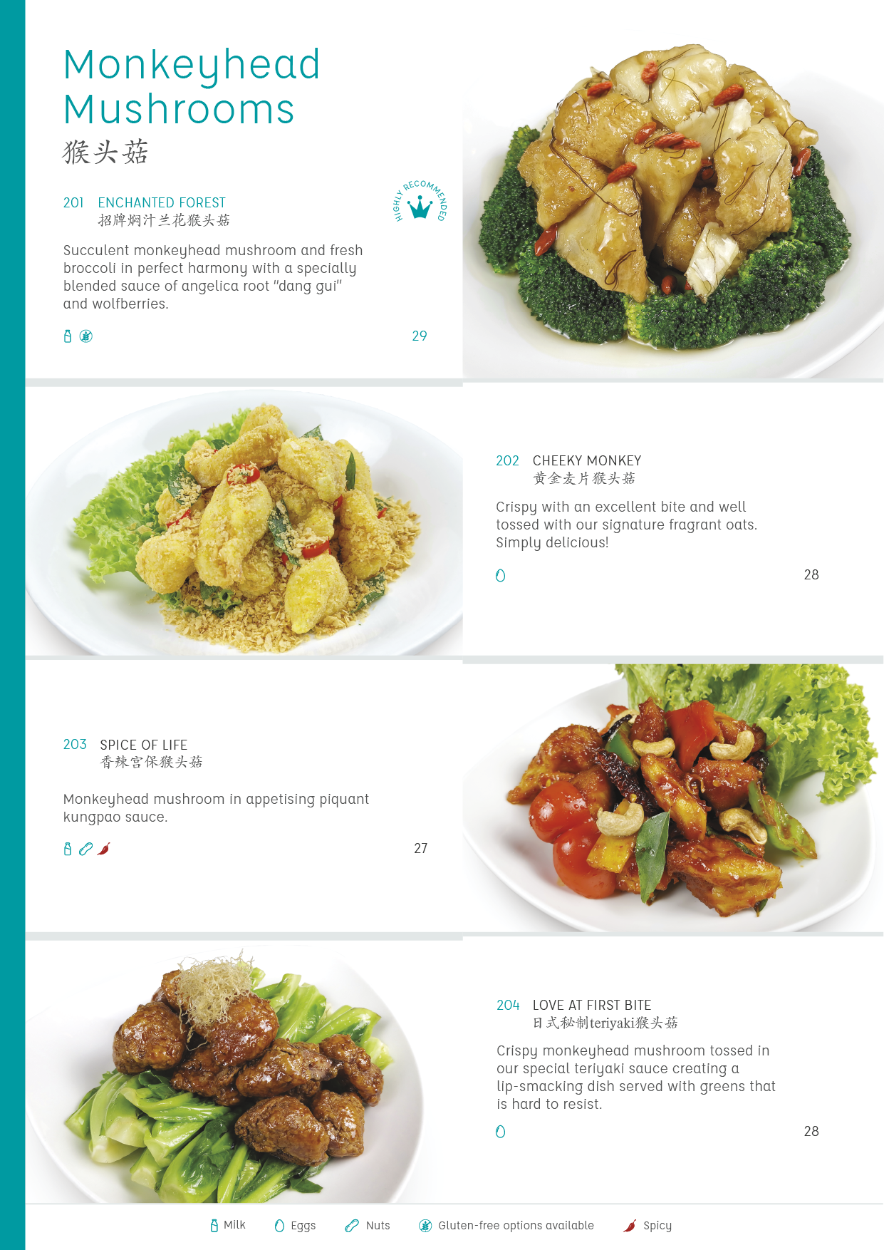 Whole Earth Food Menu