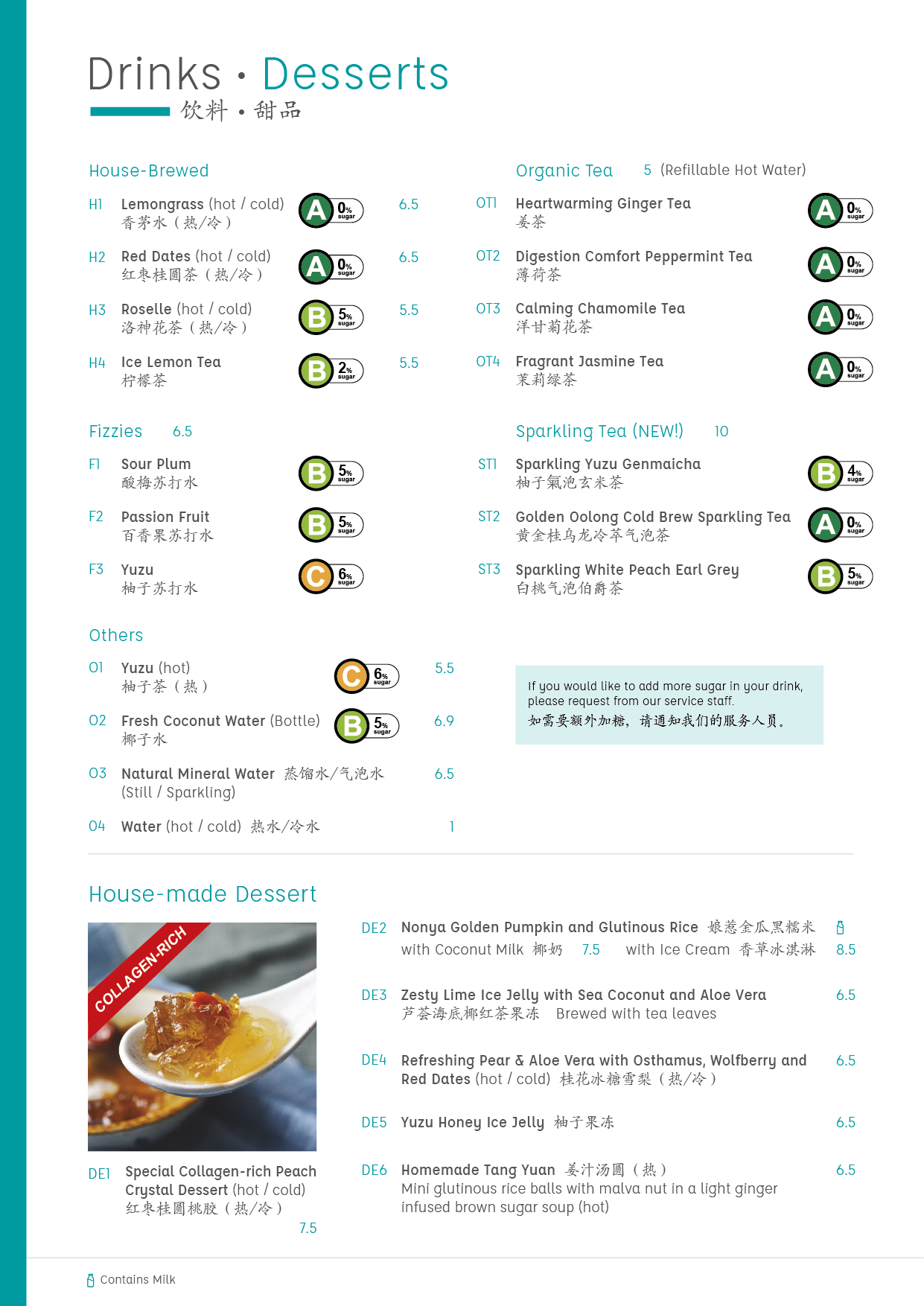 Whole Earth Food Menu